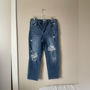 Flying Monkey Stretch Straight Leg High Rise Jean size 30